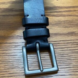 American Eagle Outfitters Black Belt with Silver Buckle